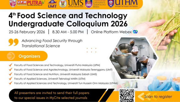 4th Food Science and Technology Undergraduate Colloquium (FOSTUC) 2026